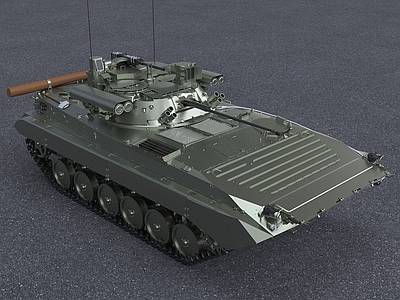 现代俄军BMP2型步兵战车