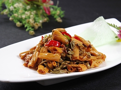 现代其他纸书本 豆角炒鹅肠 海报