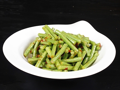 中式其他纸书本 剁椒炒豆角 海报