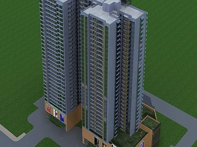 现代高层住宅 现代高层商业住宅