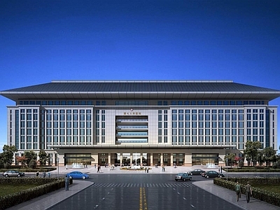 现代其他公共建筑 人民医院 医院建筑