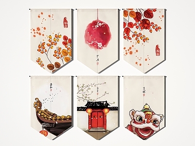 新中式中式窗帘 帘子门帘半帘遮挡 门帘 布帘 浴帘