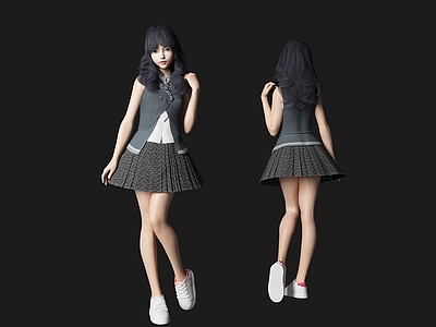 现代美女人物