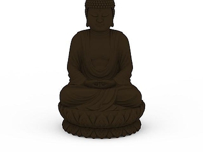 现代其他景观小品 如来佛祖雕像