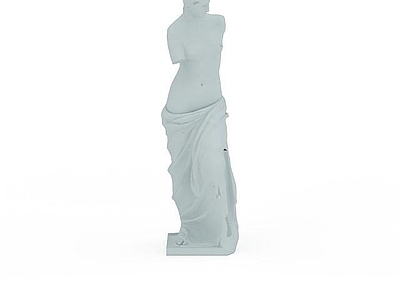 现代其他景观小品 半裸雕塑