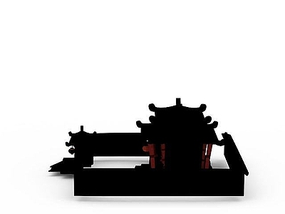 现代其他景观小品 游戏场景