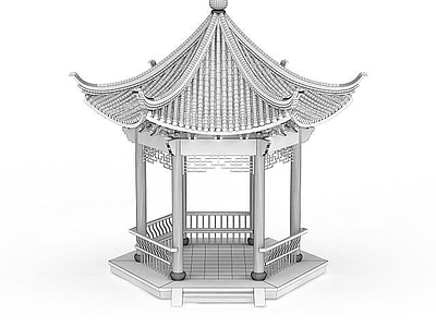 现代其他建筑外观 公园亭子