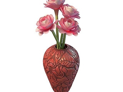 现代雕花陈设品