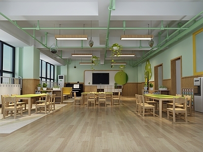 现代幼儿园 幼儿园教室 幼儿园活动教室 班级教室