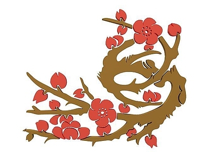 现代植物花纹