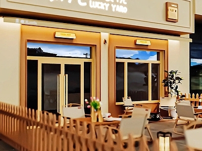 极简现代酒店外观 民宿外观