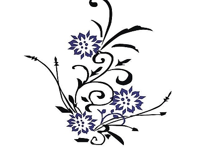 现代花纹