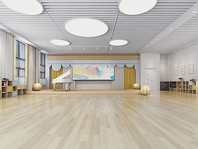 现代幼儿园 幼儿园多功能厅 多媒体教室