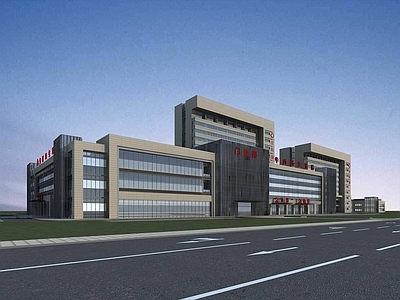 现代其他公共建筑 华西民生医院 医院建筑