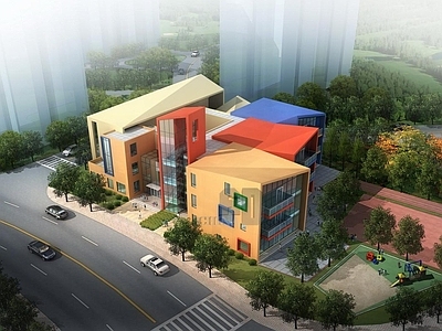 现代幼儿园 幼儿园建筑