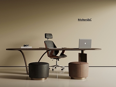 现代意式办公桌椅 现代意式办公桌椅 书桌椅