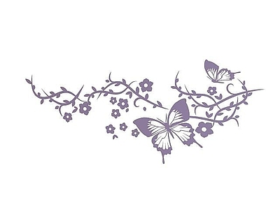 现代植物花纹