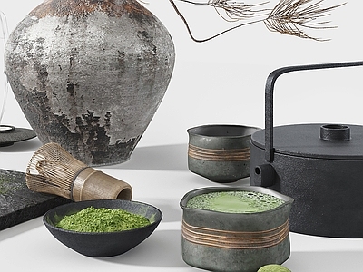 茶具 茶壶 茶杯 茶盘 花瓶 花艺