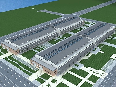 现代厂房 现代工业厂房