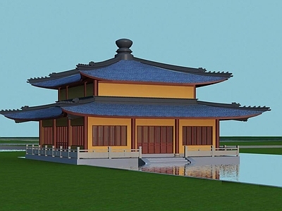 中式古建 寺庙