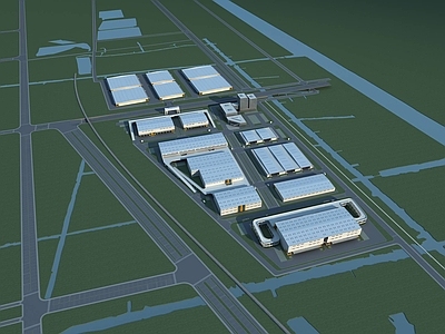 现代厂房 现代工业厂房