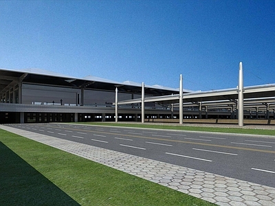 现代车站外观 西安火车站