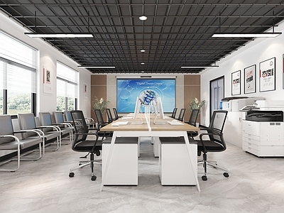 现代其他公共空间 现代会议室