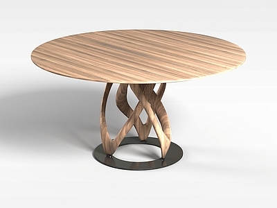 现代书桌 创意圆形桌子