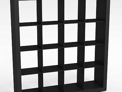 现代衣柜 镂空展示柜