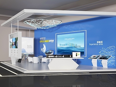 现代其他展厅 展厅 展区 展示区 智能机 展台