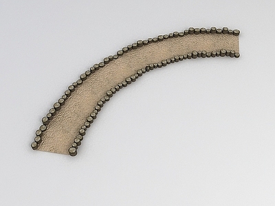 现代木桩小道