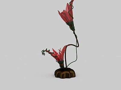 现代牵牛花台灯