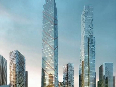 现代办公楼 超高层办公楼