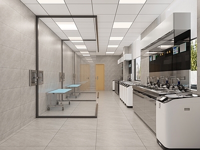 现代医院 胃镜室 内镜清洗消毒机