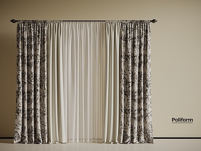 法式窗帘 法式窗帘 纱帘