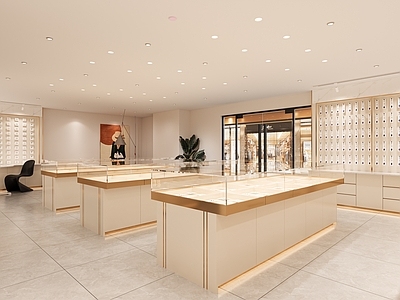 现代珠宝店 珠宝展厅 首饰店