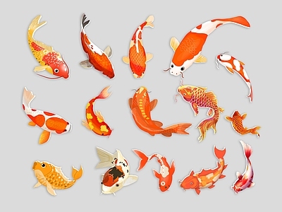中式挂件 鱼 锦鲤 观赏鱼 宠物鱼 墙饰
