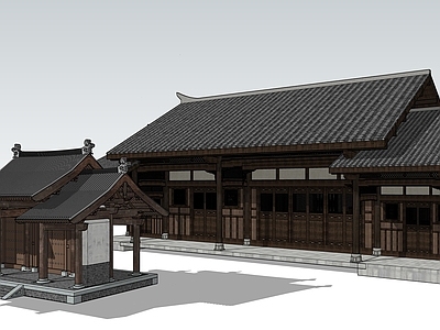 中式古建筑 中式仿古建筑