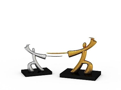 现代人物装饰品