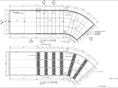 现代廊架 地库出入口 钢结构廊架 施工图