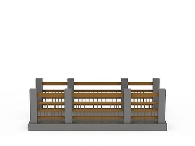 现代其他景观小品 人行桥