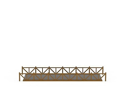 现代其他景观小品 景观桥