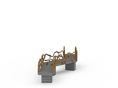 现代其他景观小品 人行桥