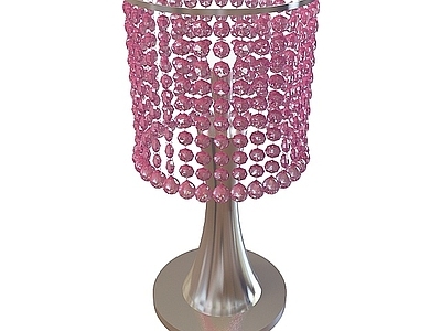 现代其他电器 粉色小台灯