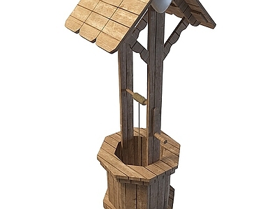 现代其他景观小品 井棚