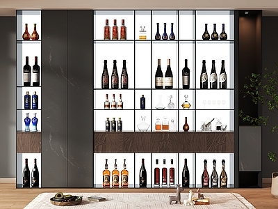 现代酒柜 酒柜设计 酒柜 红酒柜