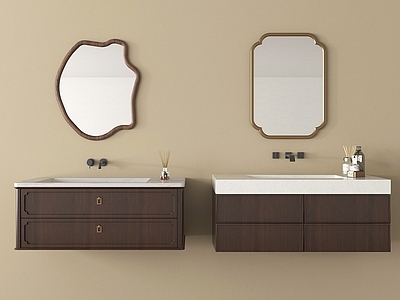 浴室柜 悬空浴室柜 洗手池 洗手台 中古浴室柜