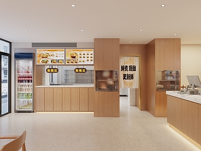 现代原木其他餐饮空间 砂锅店