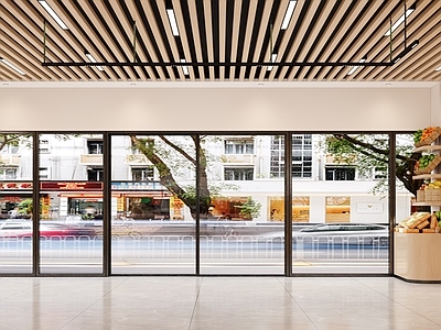 现代水果店 农产品展厅