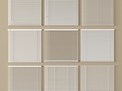 现代窗帘 现代百叶帘 窗帘